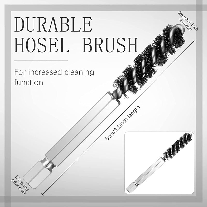 Golf Club Cleaning Brush Six-Angle Rod Design