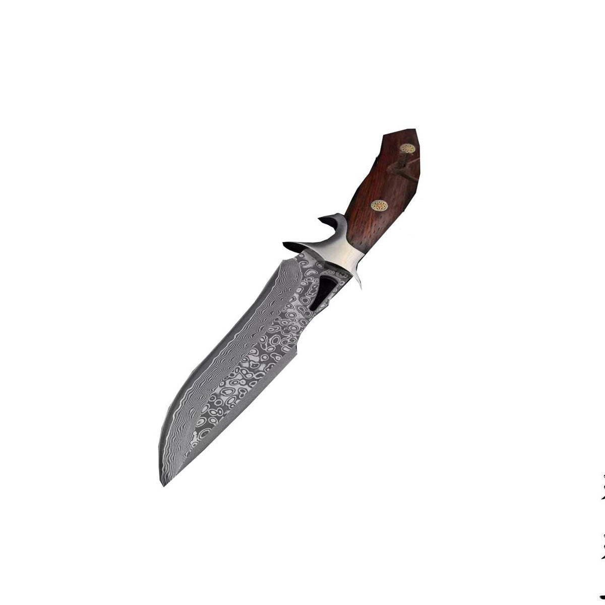 Outdoor Straight Knife Damascus Steel