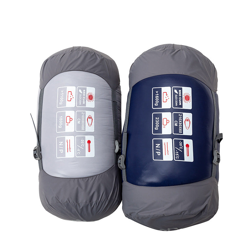 Plus Size Wide Outdoor Down-Filled Camping Sleeping Bag