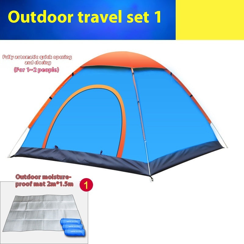 Automatic Multi-Person Double-Door Camping Tent