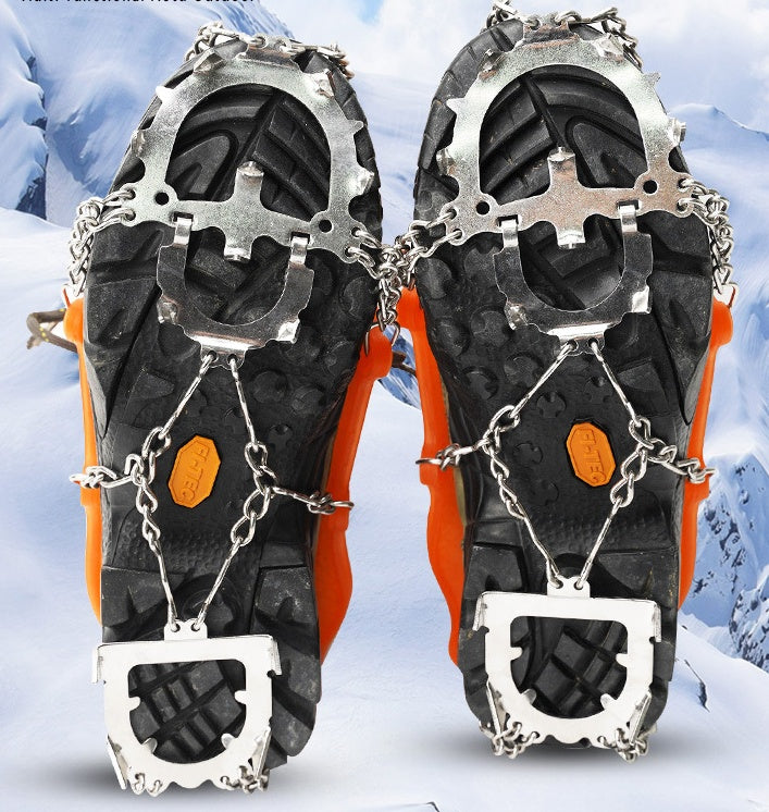 Non-Slip Snow Claw Shoe Cover Winter Ice Grip Chain
