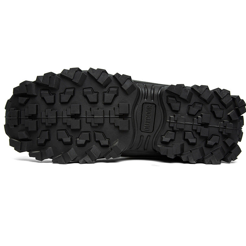 Men’s Plus Size Warm High-Top Cotton Outdoor Shoes