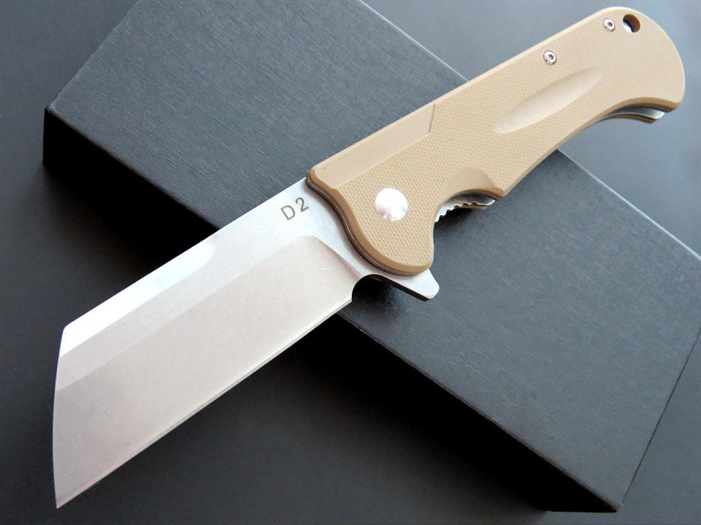 Stainless Steel Folding Outdoor Camping And Hunting Knife