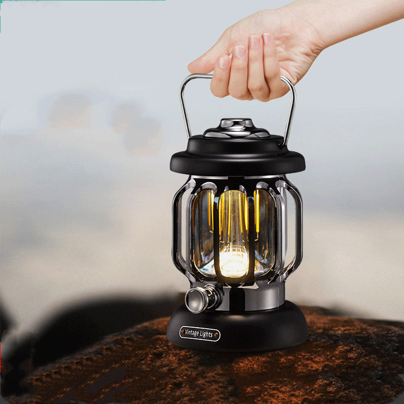 Portable Retro Camping Tent Light