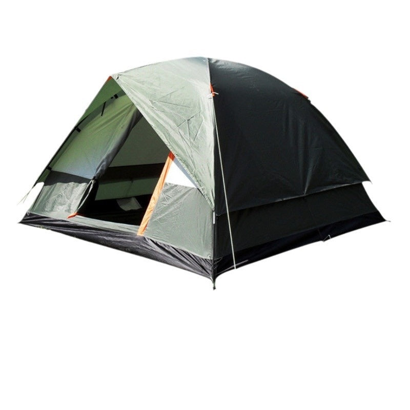 Rainproof Double-Layer Hand-Mounted Camping Tent for Family Travel