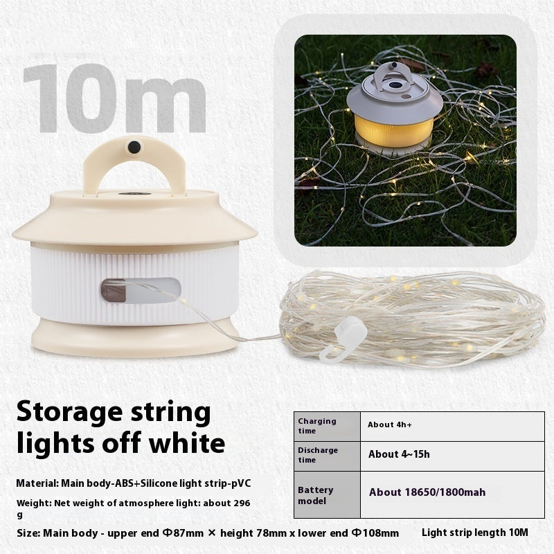 Outdoor Camping Tape Lamp Tent Ambience Light Party Decoration Lamp