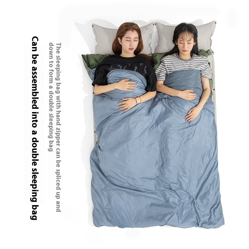 Lightweight Summer Envelope Sleeping Bag for Outdoor Camping Travel