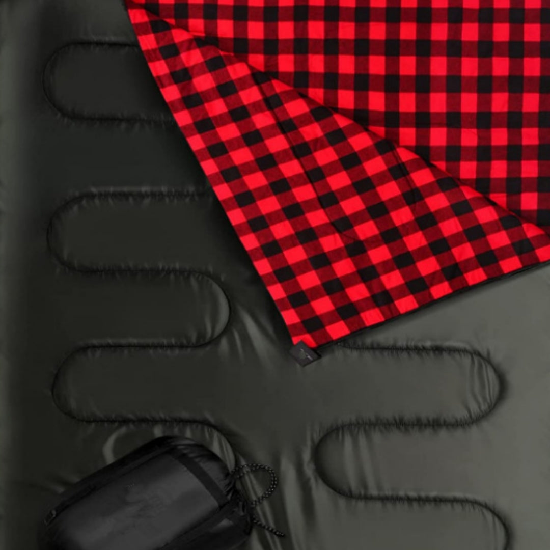 Thickened Flannel Outdoor Camping Sleeping Bag