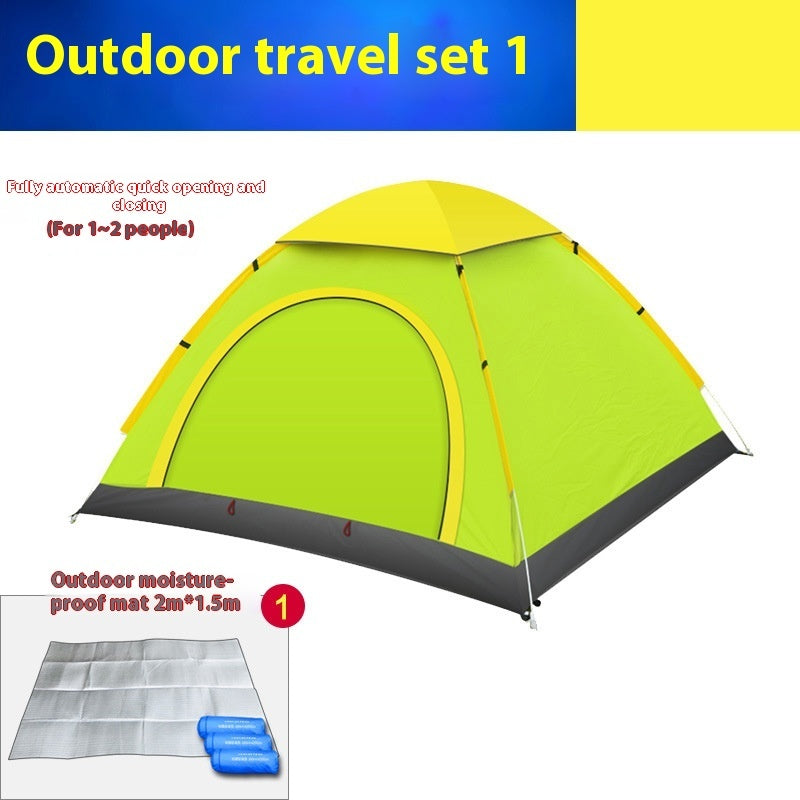 Automatic Multi-Person Double-Door Camping Tent