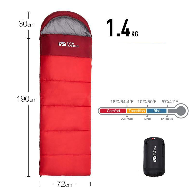 Mummy Style Thickened Winter Sleeping Bag for Outdoor Camping Use