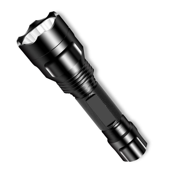 Aluminum Alloy Rechargeable Long-Range Waterproof LED Flashlight