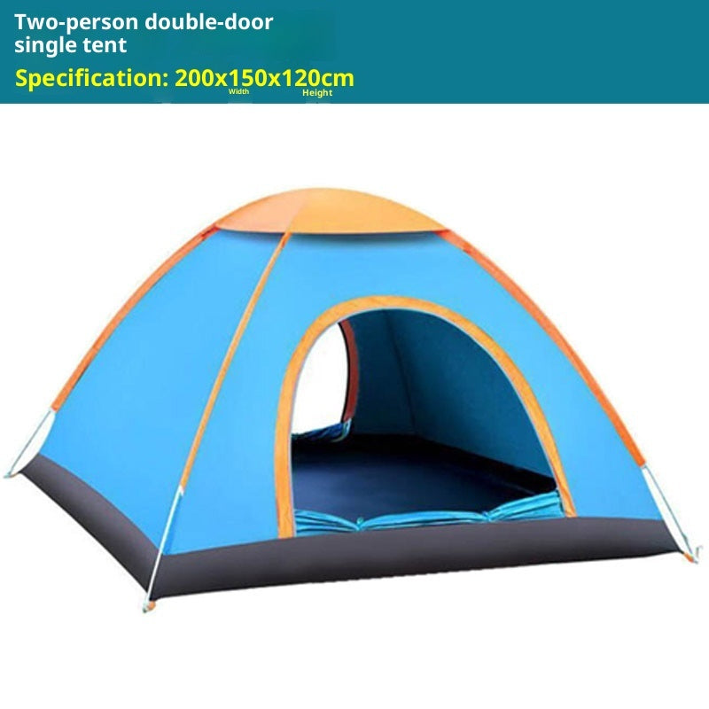 Automatic Outdoor Camping Tent with Double Doors