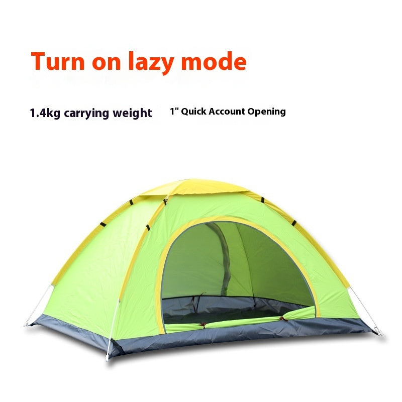 Automatic Multi-Person Double-Door Camping Tent