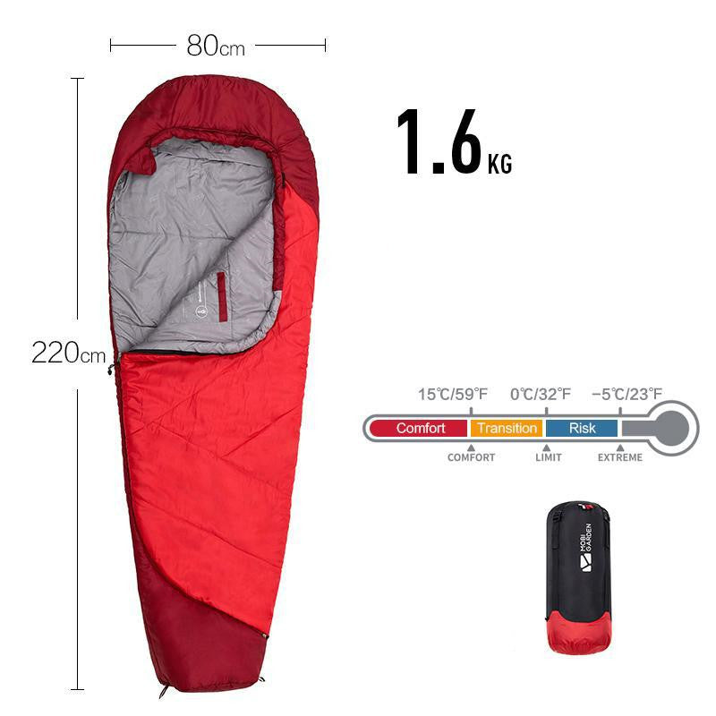 Mummy Style Thickened Winter Sleeping Bag for Outdoor Camping Use