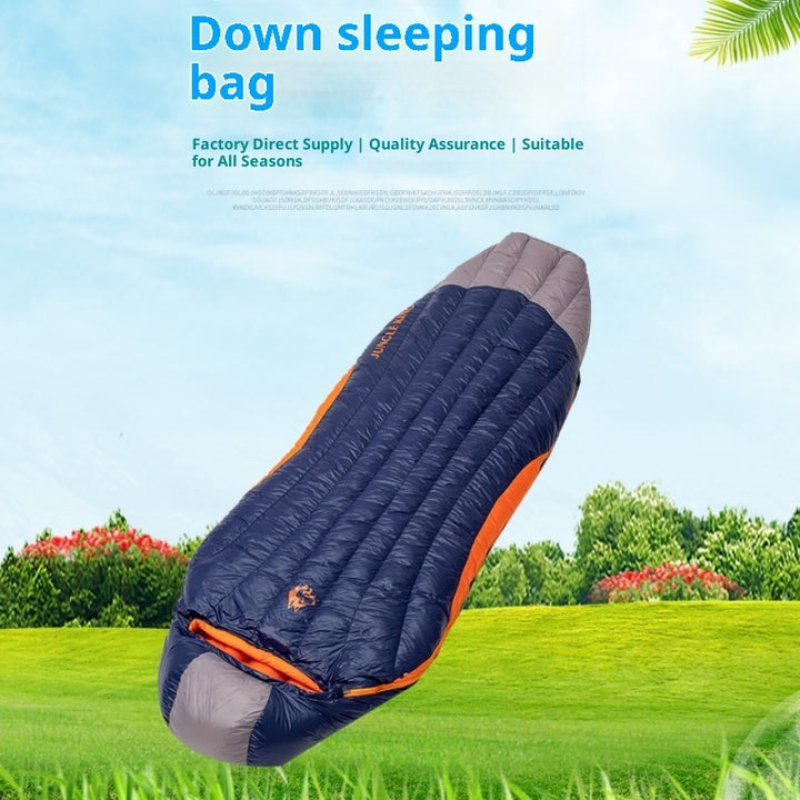 Plus Size Wide Outdoor Down-Filled Camping Sleeping Bag