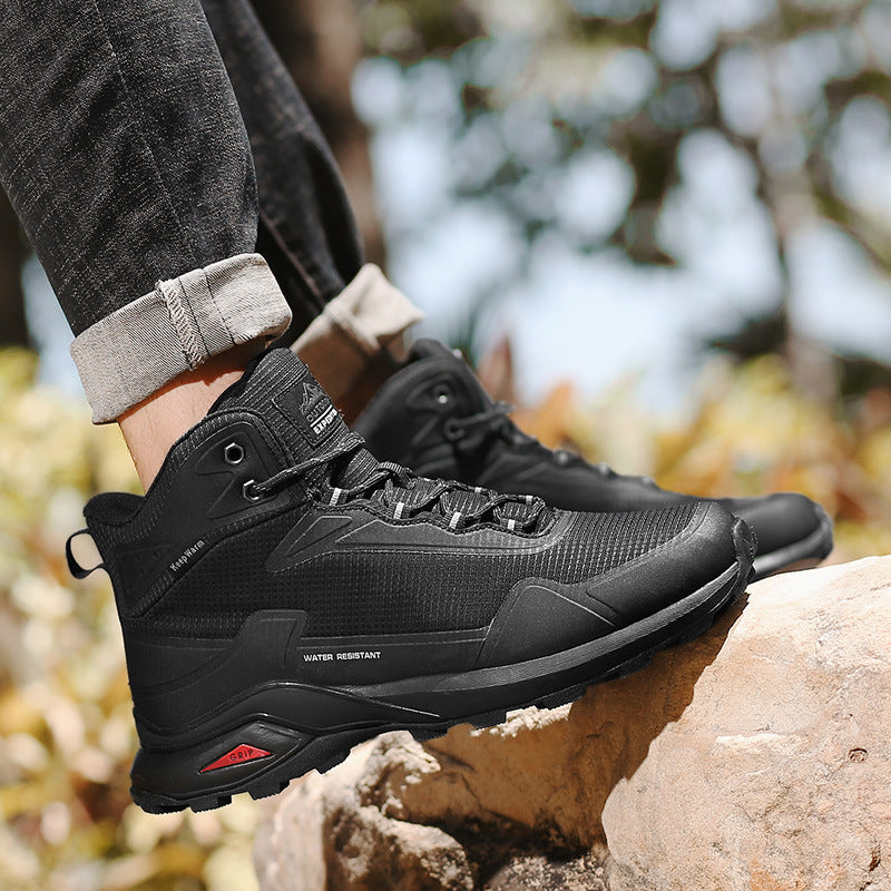 Men’s Winter High-Top Outdoor Hiking Sports Shoes Large Size
