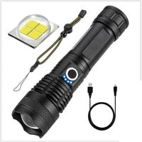 Strong Light Zoom Rechargeable Super Bright Portable LED Flashlight