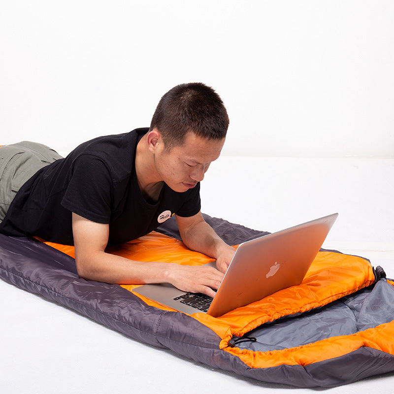 Thickened Warm Portable Camping Sleeping Bag for Outdoor Travel