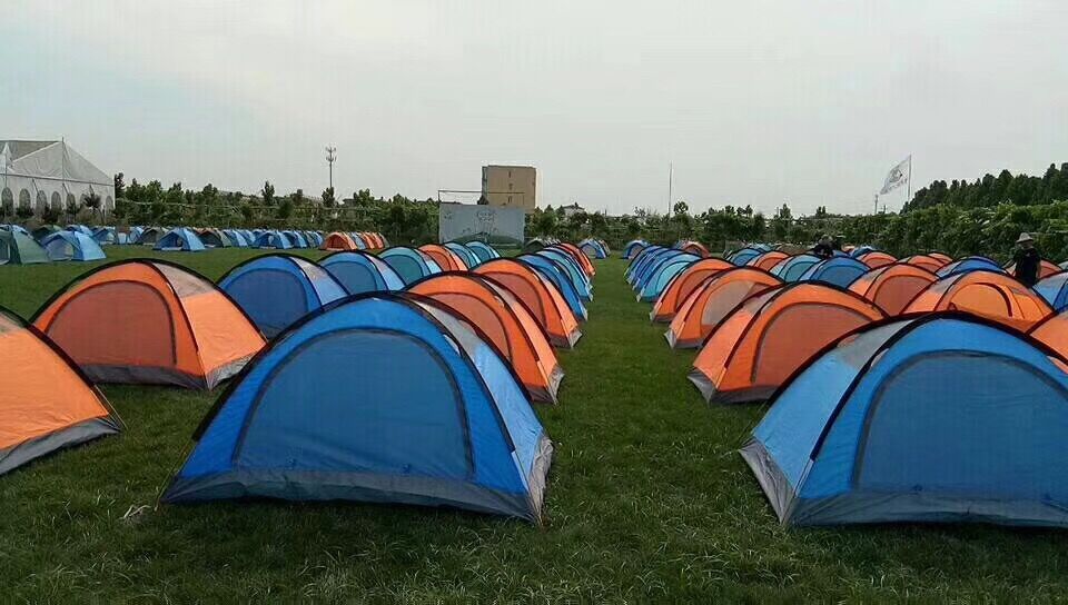 Double-Layer Waterproof Aluminum Pole Outdoor Camping Tent